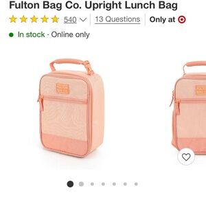 Fulton Bag co. Upright lunch bag
